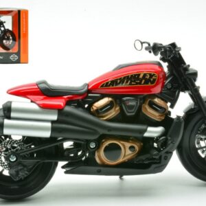 Modellino moto scala 1:12 Maisto  HARLEY DAVIDSON SPORTSER S 2024 RED  1:12 modellismo statico