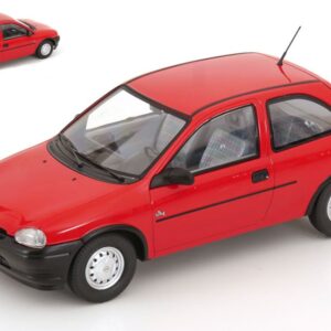 Modellino auto scala 1:18 OPEL CORSA B RED diecast modellismo statico collezione