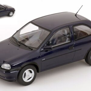 Modellino auto scala 1:18 OPEL CORSA B BLUE diecast modellismo statico