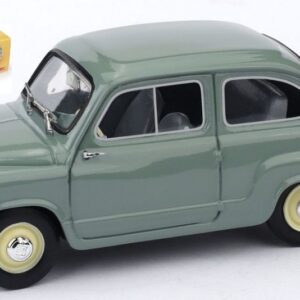 Modellino auto scala 1:43 Brumm FIAT 600 1a SERIE 1955-1969 VERDE diecast modellismo statico