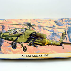 Modellino model kit montaggio elicottero AH-64A APACHE IDF hasegawa scala 1:72 modellismo