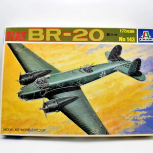 Modellino model kit montaggio aerei FIAT BR-20 italeri scala 1:72 modellismo