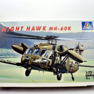 Modellino elicottero model kit montaggi NIGHT HAWK MH-60K italeri scala 1:72 modellismo