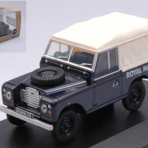 Modellino auto scala 1:43 Oxford  LAND ROVER SERIES III SWB CANVAS ROYAL NAVY modellismo