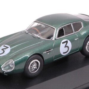 Modellino auto scala 1:43 Oxford ASTON MARTIN DB4GT ZAGATO N.3 4th T.TROPHY GOODWOOD 1961 J.CLARK diecast modellismo statico