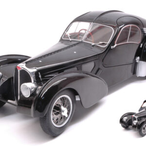 Modellino auto scala 1:18 Solido BUGATTI ATLANTIC SC 1937 BLACK modellismo statico