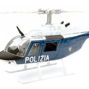 Modellino elicottero ELICOTTERO AGUSTA BELL 206 POLIZIA 1:34 modellismo