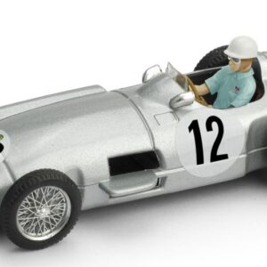 Modellino auto formula 1 F1 scala 1:43 Brumm MERCEDES MOSS 1955 BRITAIN GP modellismo