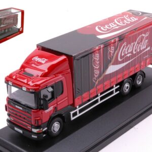 Modellino camion SCANIA 94D 6 COCA COLA 1:76 diecast modellismo statico