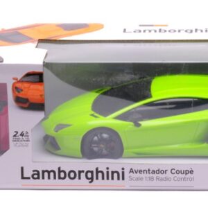 Modellino auto radio comandate rc RE.EL.Toys LAMBORGHINI AVENTADOR SC GREEN RADIOCOMANDO modellismo
