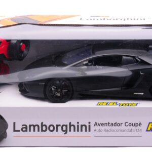Modellino auto radio comandate rc RE.EL.Toys LAMBORGHINI AVENTADOR SC BLACK RADIOCOMANDO 1:14 modellismo