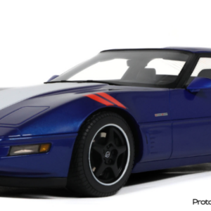 Modellino auto scala 1:18 GT Spirit CHEVROLET CORVETTEC4 GRAN SPORT 1996 BLUE diecast modellismo statico