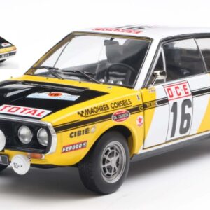 Modellino auto rally scala 1:18 Solido RENAULT 17 PH.1 N.23 RALLY DU MAROC 1976 PRIVE-TILBERT diecast modellismo statico