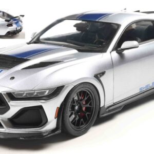 Modellino auto scala 1:18 SHELBY MUSTANG SUPERSNAKE 2025 GREY diecast modellismo statico