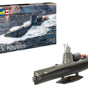 Modellino nave da montare model kit di montaggio U.S.S. NAUTILUS KIT 1:305 modellismo