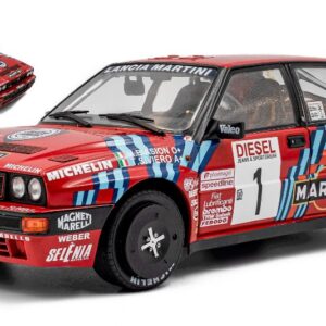 Modellino auto scala 1:18 LANCIA DELTA HF INTEGRALE RALLY SAN REMO 1989 diecast modellismo statico
