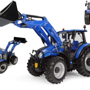 Modellino Universal Hobbies TRATTORE NEW HOLLAND T5.120 W655LU 1:32 diecast modellismo