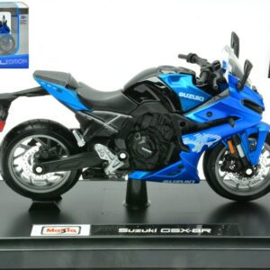 Modellino moto scala 1:18 Maisto SUZUKI GSX-8R 2024 BLUE motorcycle modellismo