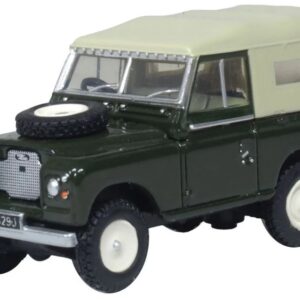 Modellino auto scala 1:76 Oxford LAND ROVER SERIES 2A SWB CANVAS GREEN 1:76 modellismo