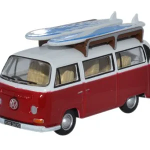 Modellino auto scala 1:76 Oxford VW BAY WINDOW BUS WSURFBOARDS 1:76 modellismo