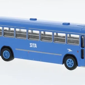 Modellino bus autobus FIAT 3063 INTERURBANO SITA 1972 BLUE 1:87 modellismo