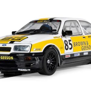 Modellino auto slot car Scalextric FORD SIERRA RS500 YTCC DAN BROWN 2024 SLOT 1:32 modellismo