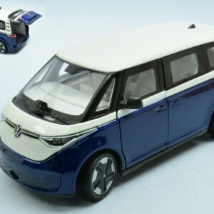 Modellino auto scala 1:24 VW ID BUZZ van BLUE  diecast modellismo statico
