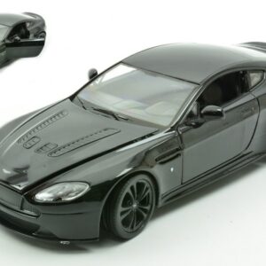 Modellino auto scala 1:24 ASTON MARTIN VANTAGE BLACK diecast modellismo statico