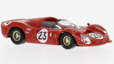 Modellino auto scala 1:87 Brekina FERRARI 330P3 SPIDER N.23 DAYTONA 1967 L.BANDINI-C.AMON 1:87 racing modellismo