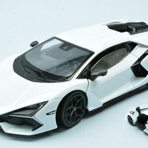 Modellino auto scala 1:24 LAMBORGHINI REVUELTO WHITE diecast modellismo statico