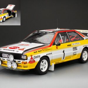 Modellino auto rally scala 1:18 SunStar AUDI QUATTRO A2 N.1 WINNER RALLY MONTE CARLO 1984 ROHRL-GEISTDORFER modellismo