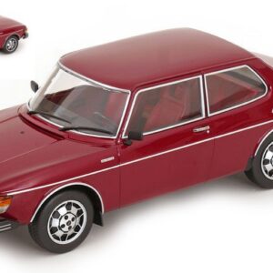 Modellino auto scala 1:18 ModelCarGroup SAAB 99 EMS 1977 RED diecast modellismo statico