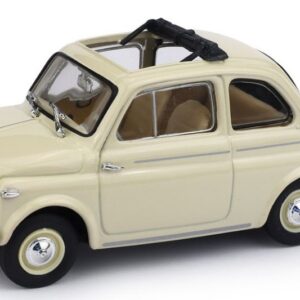 Modellino auto scala 1:43 Brumm FIAT NUOVA 500 APERTA 1959 AVORIO diecast modellismo statico
