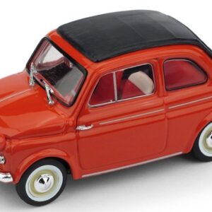 Modellino auto scala 1:43 Brumm FIAT 500 AMERICA 1958 ROSSO diecast modellismo statico