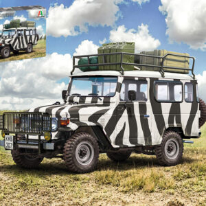 Modellino auto model kit Italeri TOYOTA LAND CRUISER SAFARI 1:24 modellismo