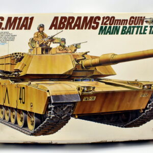 Modellino model kit montaggio carri armati tank U.S.M1A1 ABRAMS 120MM GUN tamiya scala 1:35 modellismo