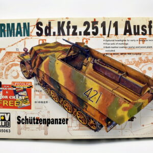 Modellino model kit montaggio carri armati tank SD.KFZ.251/1 AUSF.D afv club scala 1:35 modellismo