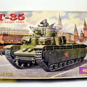 Modellino model kit montaggio carri armati tank T-35 WWII HEAVY TANK icm scala 1:35 modellismo