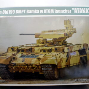 Modellino model kit montaggio carri armati tank RUSSIAN OBJ199 BMPT RAMKA W ATGM LAUNCHER 'ATAKA' trumpeter scala 1:35 modellismo