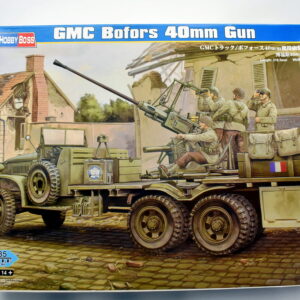 Modellino model kit montaggio carri armati tank GMC BOFORS 40MM GUN hobby boss scala 1:35 modellismo