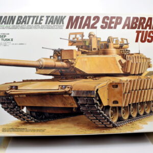 Modellino model kit montaggio carri armati tank M1A2 SEP ABRAMS TUSK II tamiya scala 1:35 modellismo