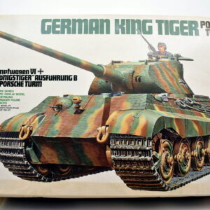 Modellino model kit montaggio carri armati tank GERMAN KING TIGER PORSCHE TURRET tamiya scala 1:35 modellismo