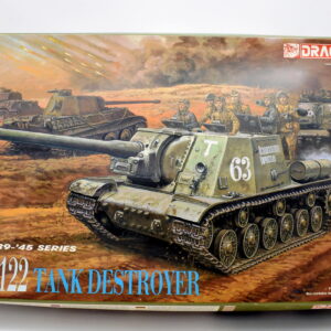 Modellino model kit montaggio carri armati tank JSU-122 TANK DESTROYER dragon scala 1:35 modellismo