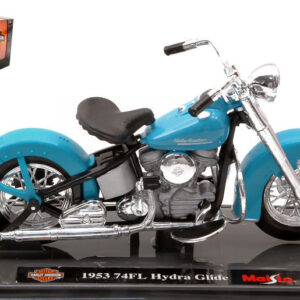 Modellino moto scala 1:18 HARLEY DAVIDSON 74FL HYDRA GLIDE 1953 modellismo