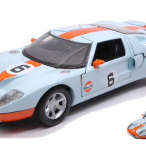 Modellino auto scala 1:24 FORD GT CONCEPT 2004 GULF SERIES diecast modellismo statico