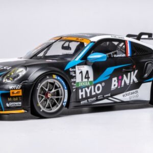 Modellino auto scala 1:18 Ixo PORSCHE 911 GT3 CUP PORSCHE CUP OSCHERSLEBEN 2024 R.DE HAAN racing modellismo