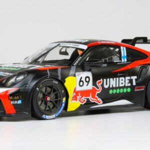 Modellino auto 1:18 Ixo PORSCHE 911 GT3 PORSCHE CUP BRANDS HATCH 2023 ROVANPERA racing modellismo