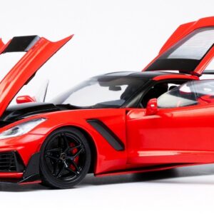 Modellino auto scala 1:18 Ixo CHEVROLET CORVETTE C7 ZR1 2019 RED diecast modellismo statico