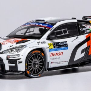 Modellino auto rally scala 1:43 Ixo Model TOYOTA GR YARIS N.30 RALLY2 MONTE CARLO 2025 YAMAMOTO-FULTON diecast modellismo statico