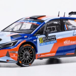 Modellino auto rally scala 1:43 Ixo Model HYUNDAI i20 N N.31 RALLY2 MONTE CARLO 2025 CAMILLI-DE LA HAYE diecast modellismo statico